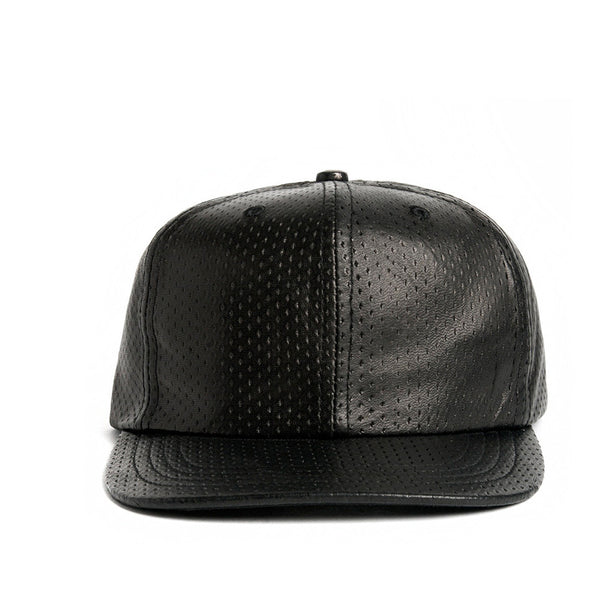 LEATHER MESH BASEBALL CAP